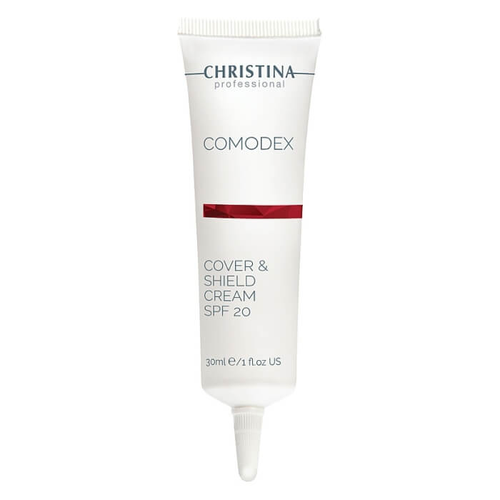 Захисний крем з тонувальним ефектом для обличчя Comodex Cover&Shield Cream SPF20 Christina
