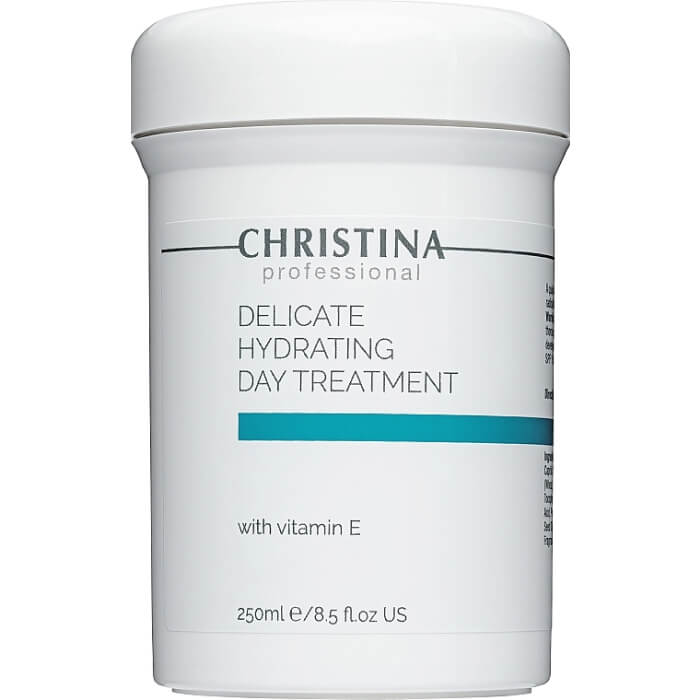 Делікатний зволожувальний крем для нормальної та сухої шкіри Delicate Hydrating Day Treatment Christina