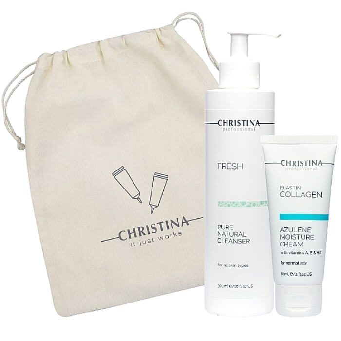 Подарунковий набір "Очищення і зволоження" для всіх типів шкіри Christina