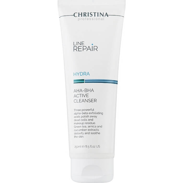 Очищувальний гель з AHA-BHA кислотами Line Repair Hydra AHA-BHA Active Cleanser Christina