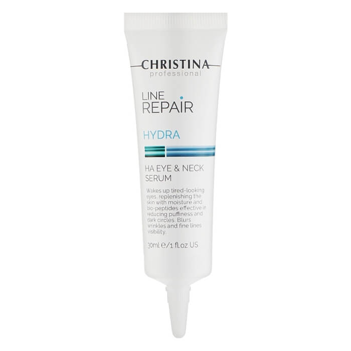 Сыворотка для кожи вокруг глаз и шеи Line Repair Hydra HA Eye & Neck Serum Christina