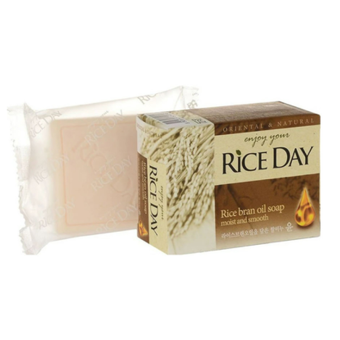Мило туалетне з екстрактом рисових висівків Rice Day CJ Lion, 100г