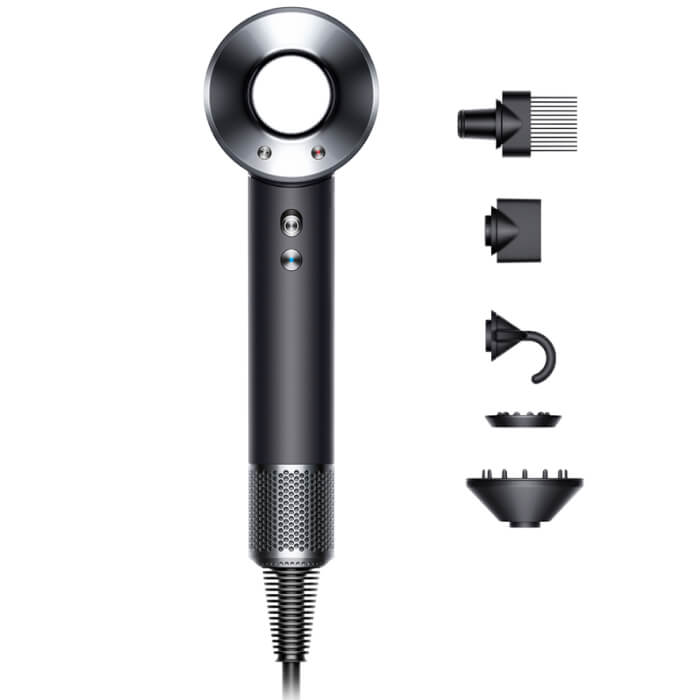 Фен Dyson Supersonic HD07 (чорний/нікель)(386816-01)