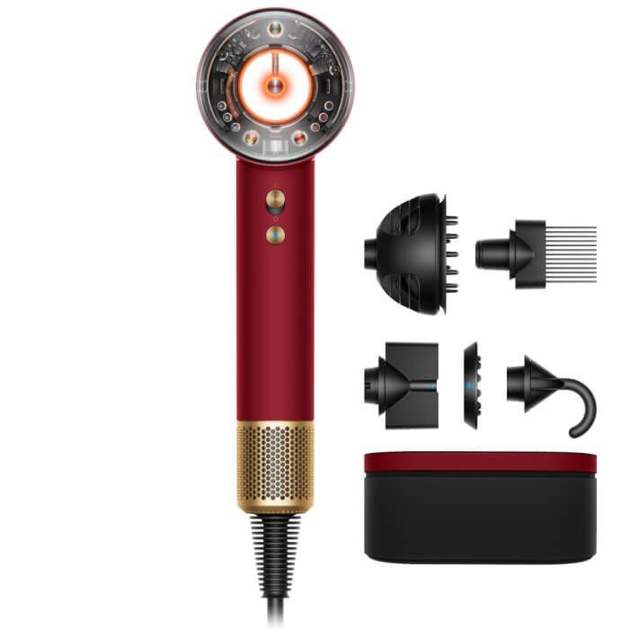 Фен Dyson Supersonic HD16 Nural Red Velvet/Gold (594823-01)
