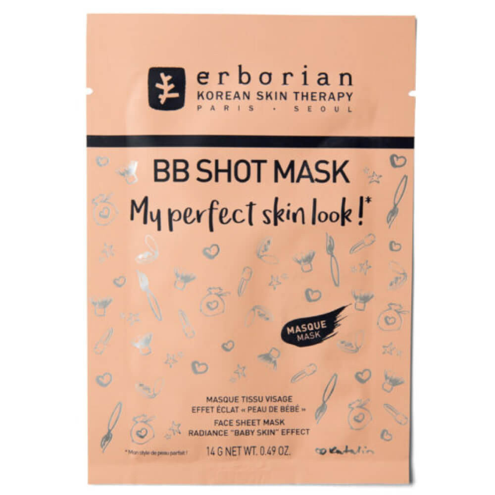 Тканевая маска для лица BB Shot Mask Erborian, 14 г