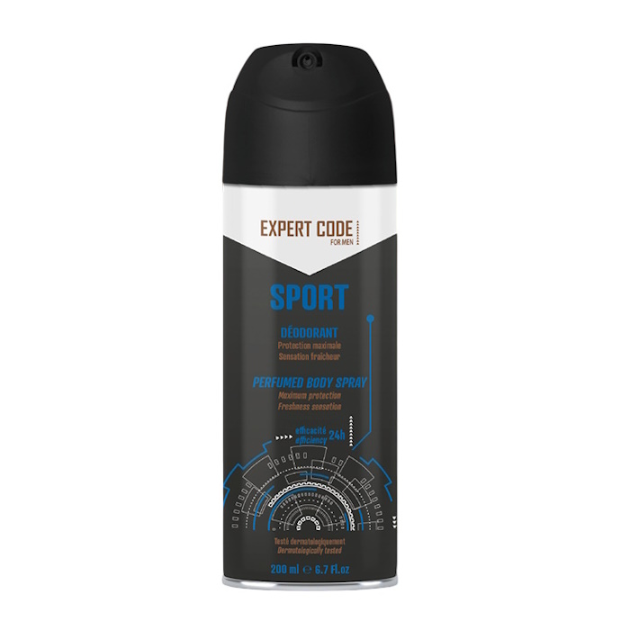 Дезодорант для чоловіків For Men Deodorant Sport Expert code, 200 мл