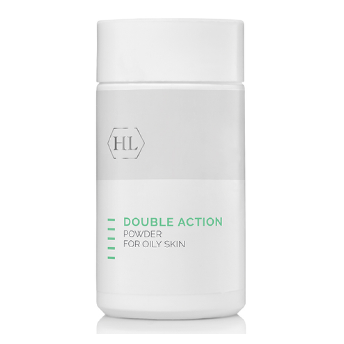 Захисна пудра Holy Land Double Action Powder для жирної шкіри обличчя, 45 г