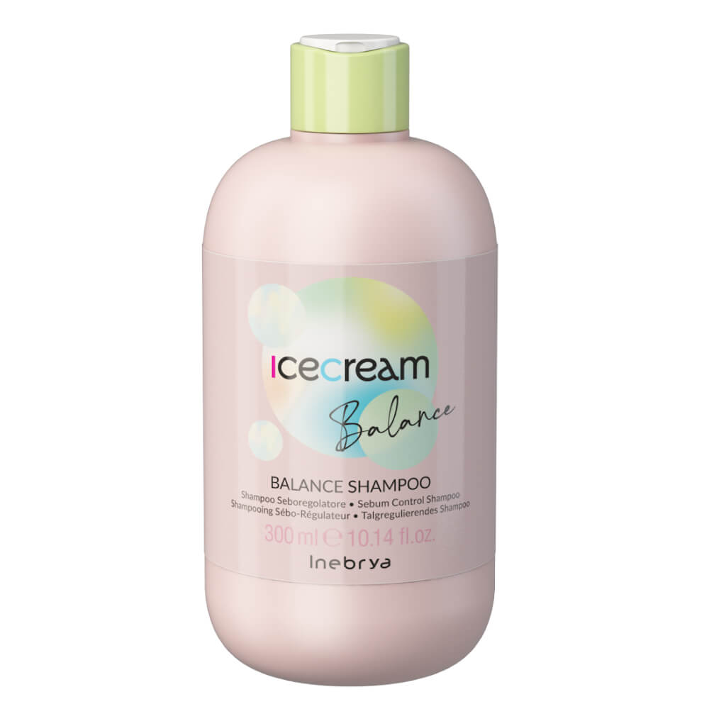 Шампунь для жирної шкіри голови Ice Cream Balance Shampoo Inebrya, 300  мл