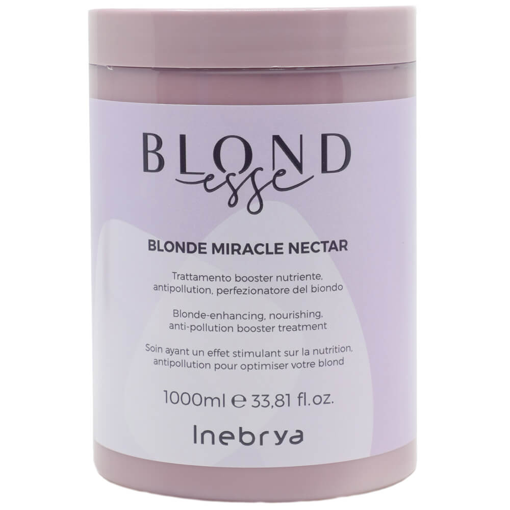 Inebrya Blondesse Blonde Miracle Nectar — питательная маска для блонда, 1000 мл