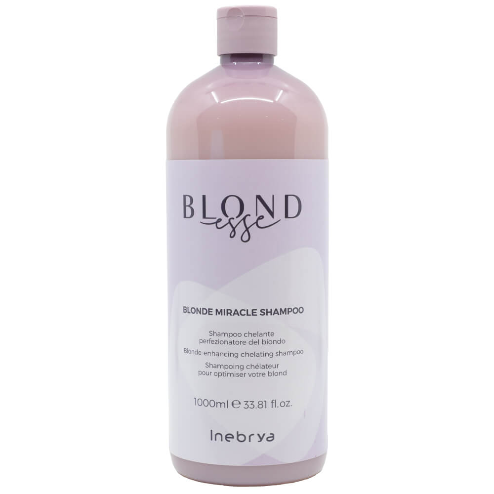 Шампунь для оттенков блонд Blondesse Blonde Miracle Shampoo Inebrya, 1000  мл
