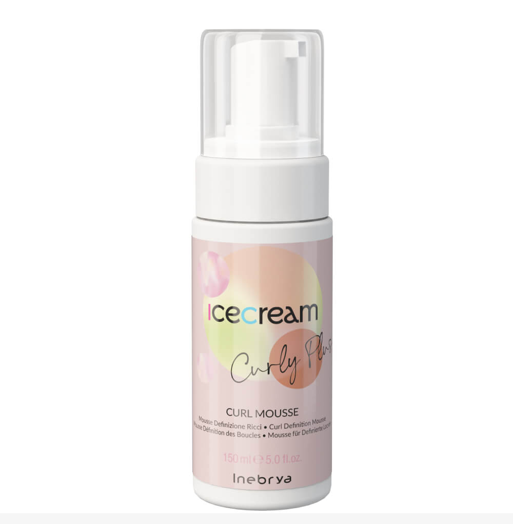 Мус для укладання кучерявого волосся Ice Cream Pro-Volume Mousse Conditioner Inebrya, 150  мл