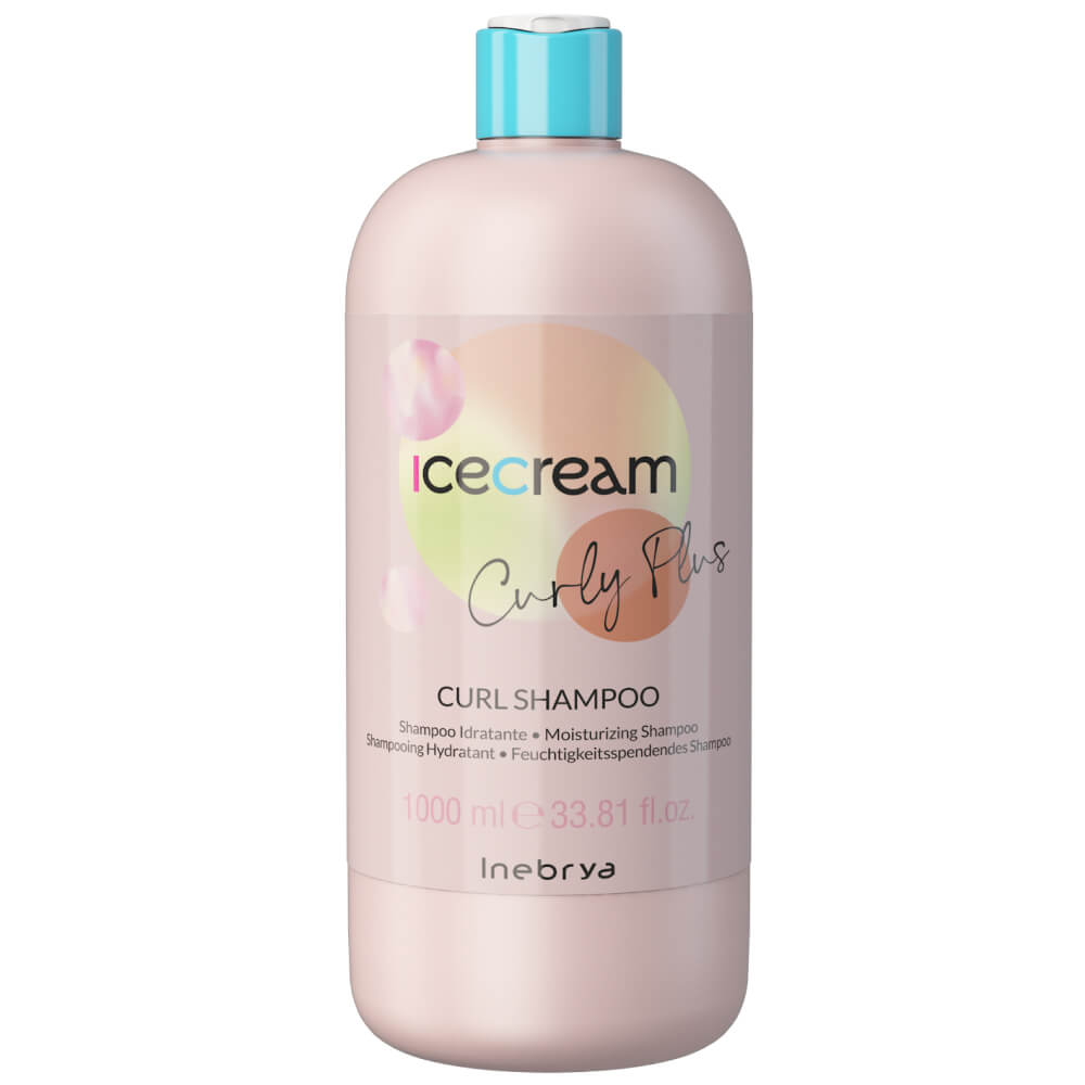 Шампунь для вьющихся волос Ice Cream Curly Plus Curl Shampoo Inebrya, 1000  мл