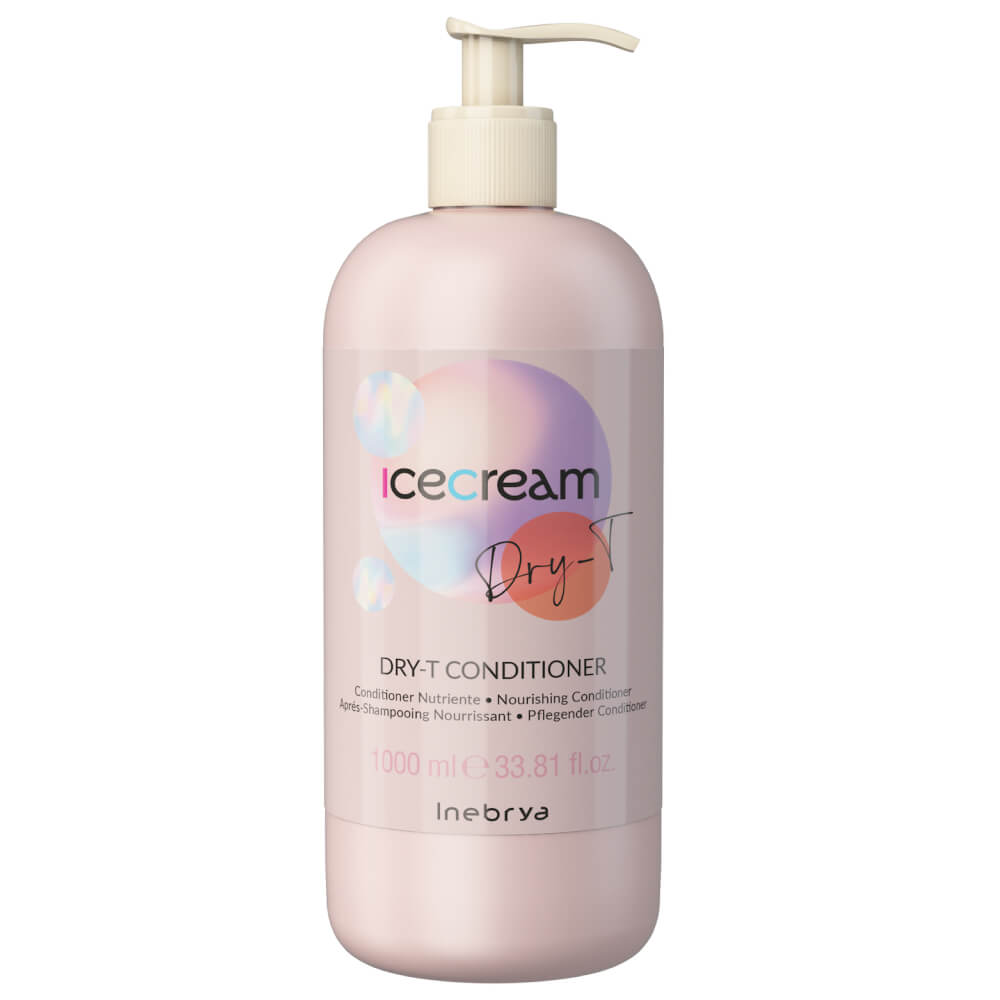 Inebrya Ice Cream Dry-T Conditioner — кондиционер для сухих волос, 1000 мл