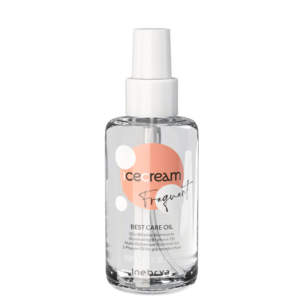 Двофазне масло для всіх типів волосся Ice Cream Frequent Best Care Oil Inebrya, 100  мл