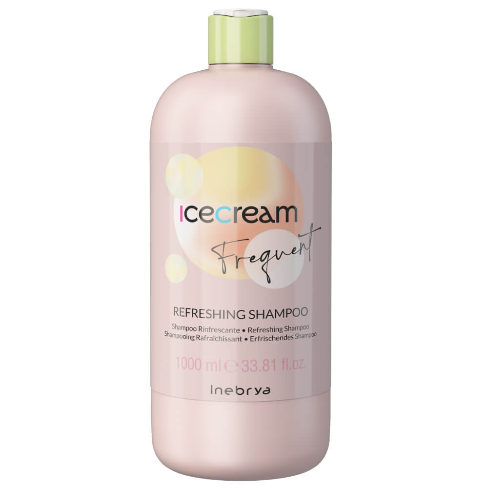 Освежающий шампунь с мятой Frequent Ice Cream Refreshing Shampoo Inebrya, 1000  мл