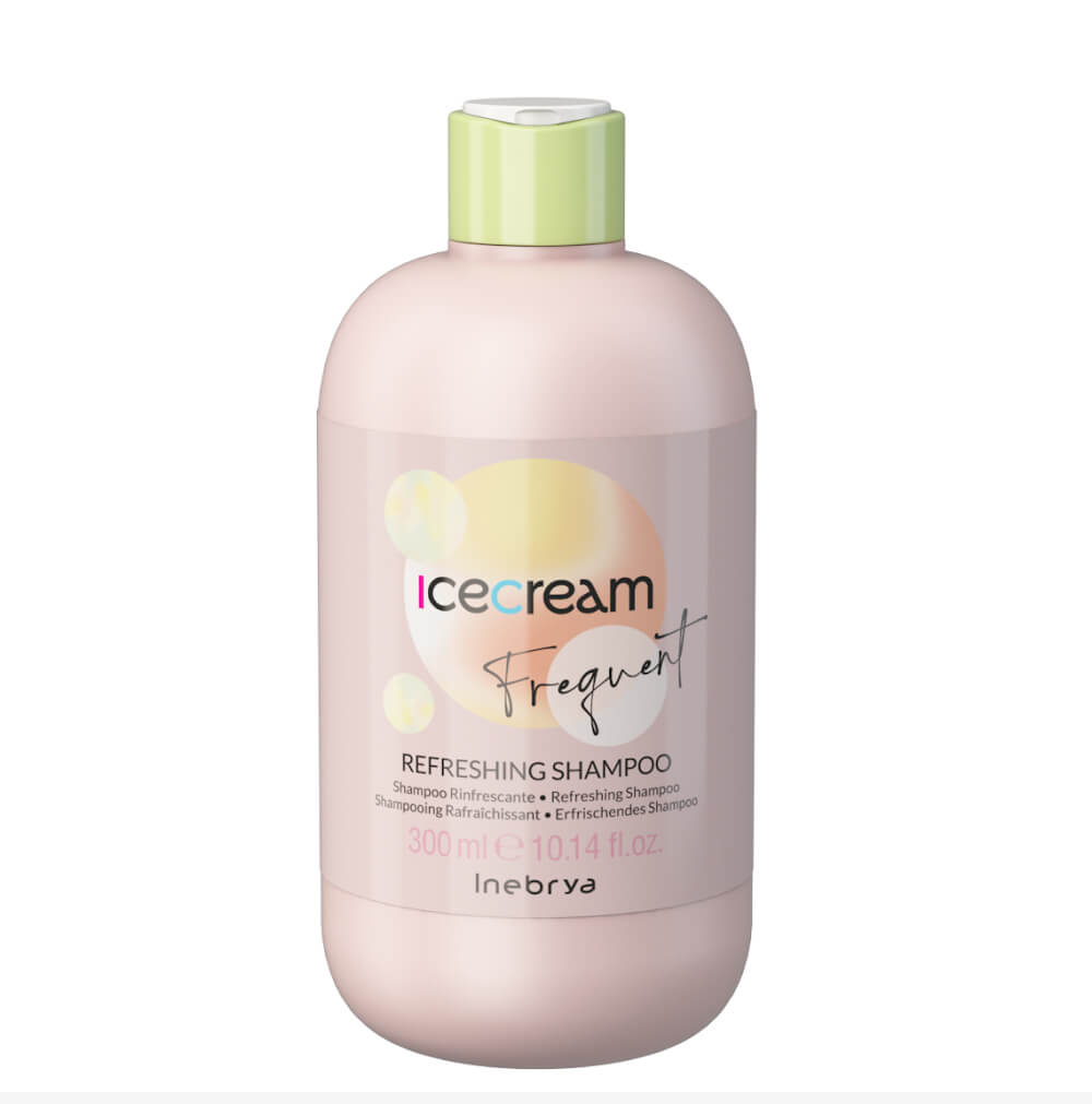 Освежающий шампунь с мятой Frequent Ice Cream Refreshing Shampoo Inebrya, 300  мл