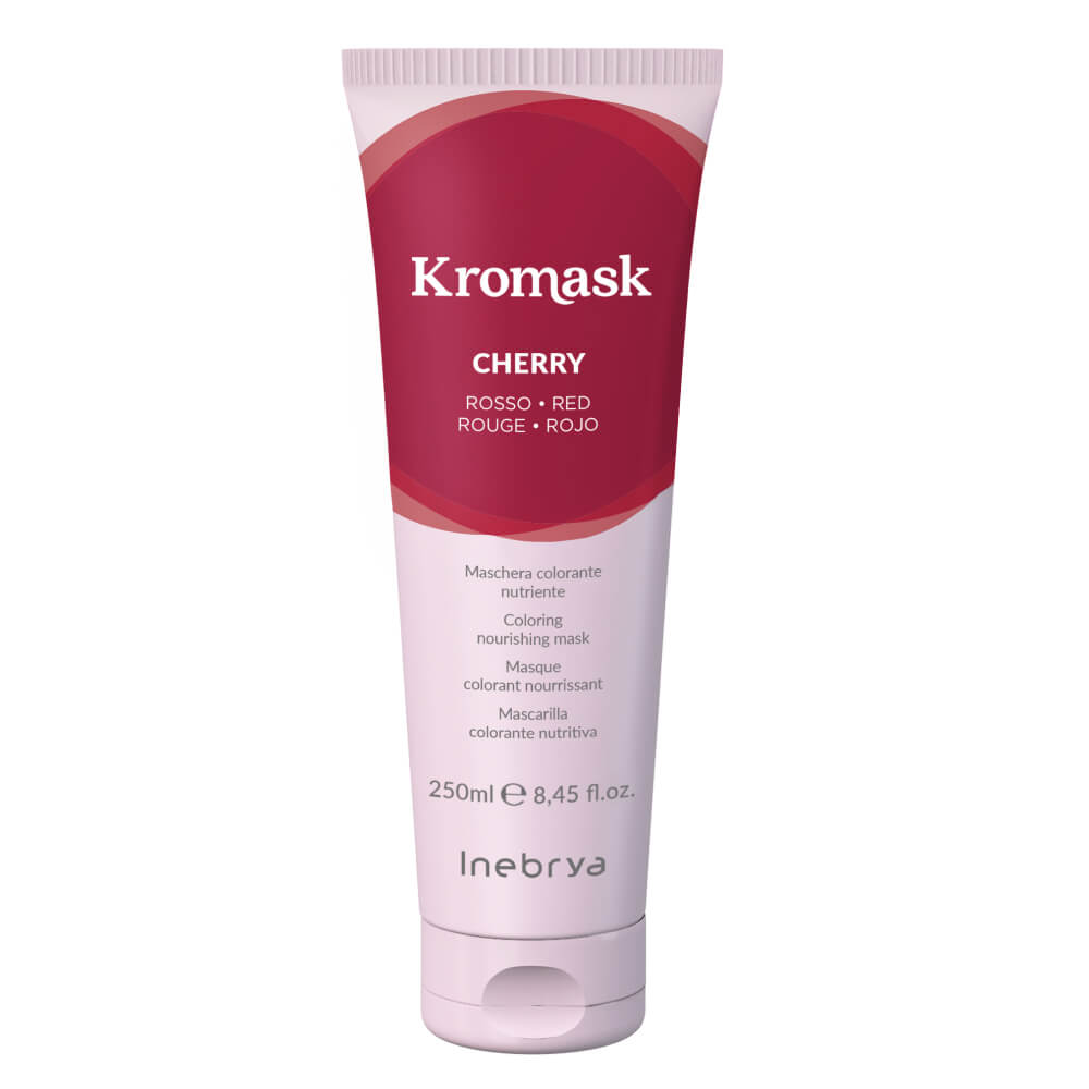Тонирующая маска для волос KroMask Nourishing Colour Mask Inebrya Cherry Red, 250  мл