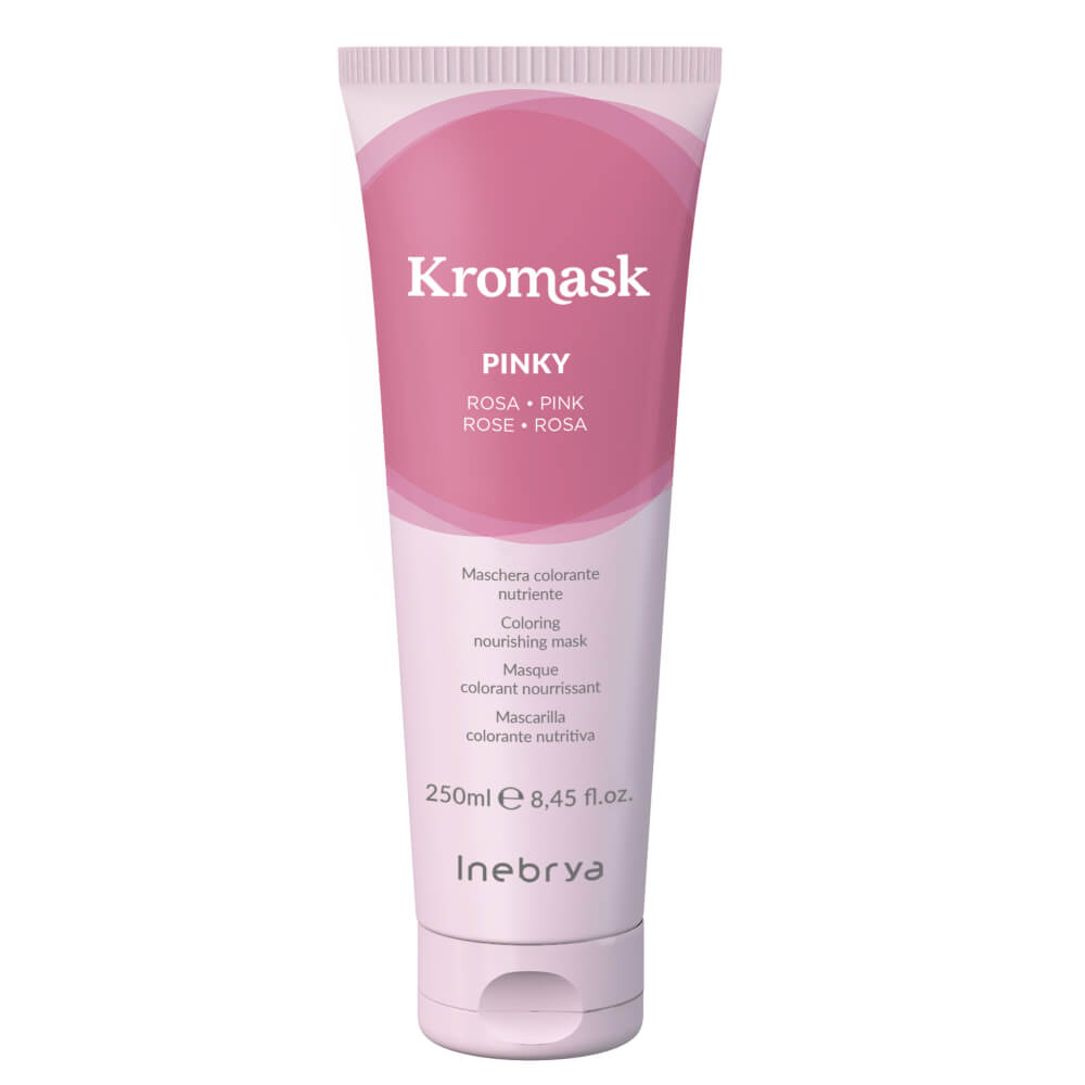 Тонирующая маска для волос KroMask Nourishing Colour Mask Inebrya Pink, 250  мл
