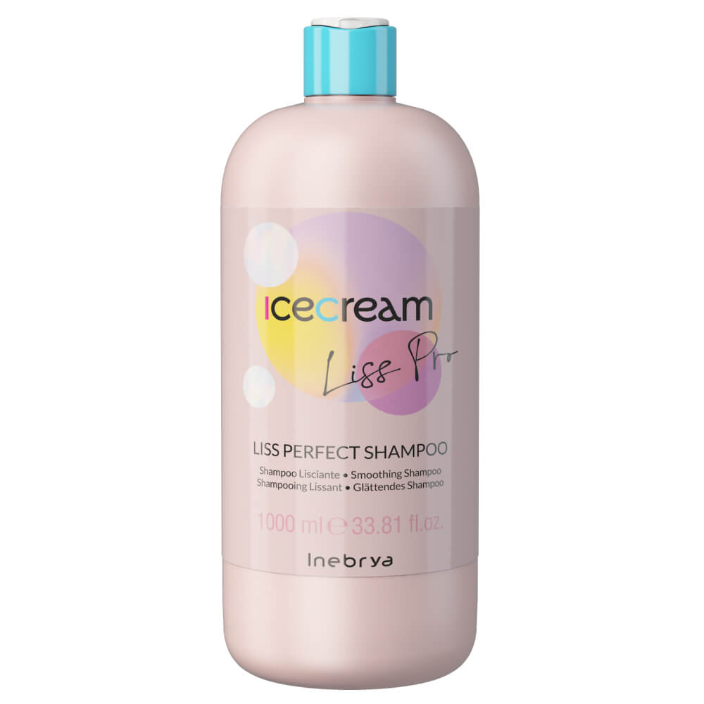 Шампунь для жорсткого та неслухняного волосся Ice Cream Liss-Pro Liss Perfect Shampoo Inebrya, 1000  мл