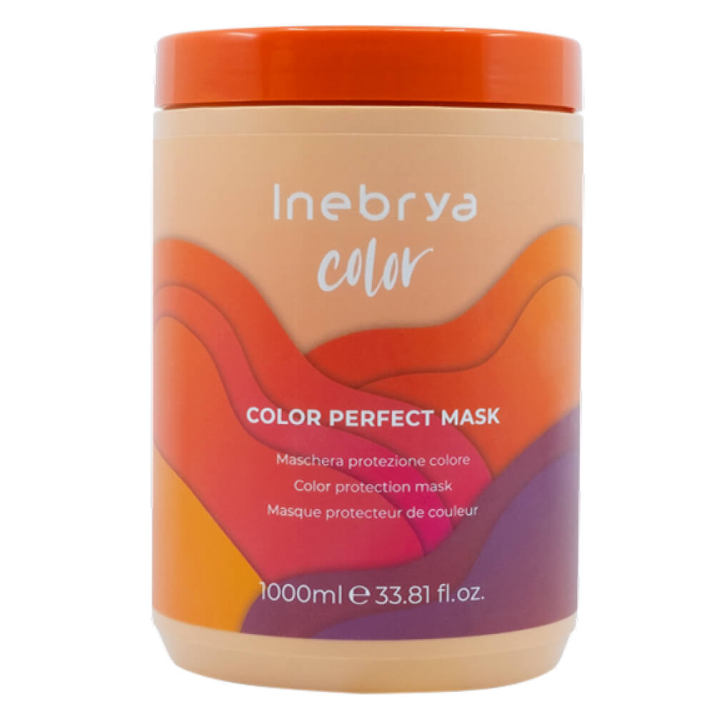 Inebrya Color Perfect Mask — маска для защиты цвета окрашенных волос, 1000 мл