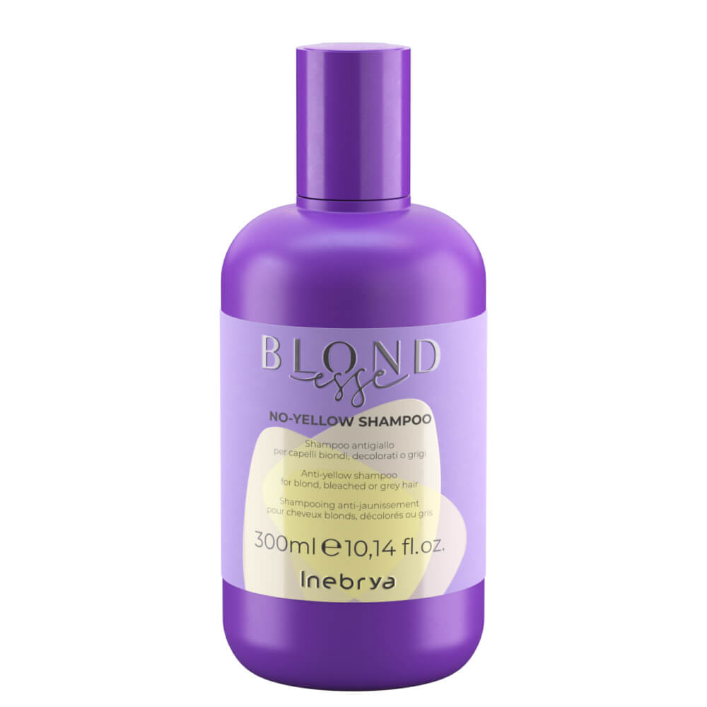 Шампунь для освітленого або сивого волосся Blondesse No-Yellow Shampoo Inebrya, 300  мл