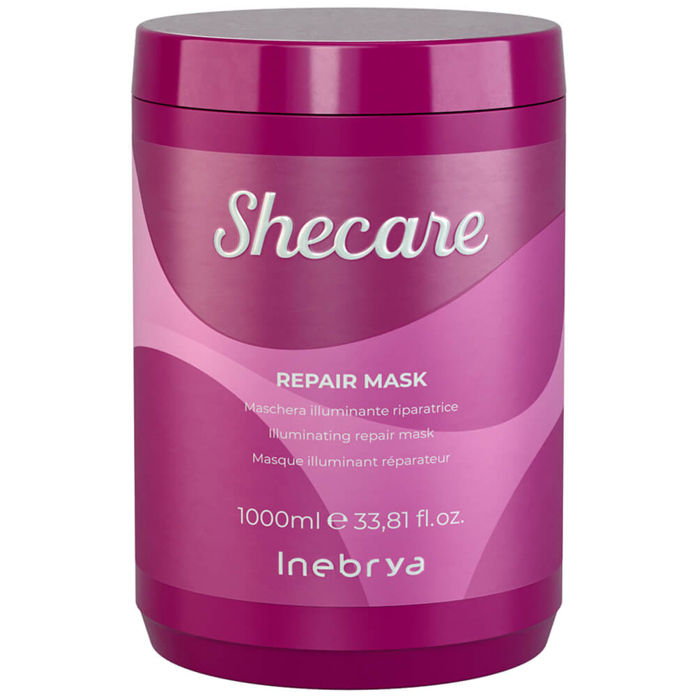 Inebrya She Care Repair Mask — відновлювальна маска-конструктор для волосся, 1000 мл