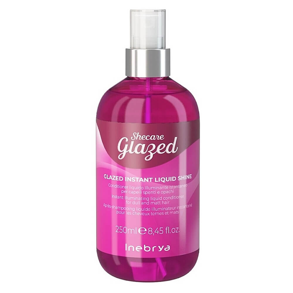 Inebrya Shecare Glazed Instant Liquid Shine Conditioner — рідкий кондиціонер для фарбованого волосся, 250 мл