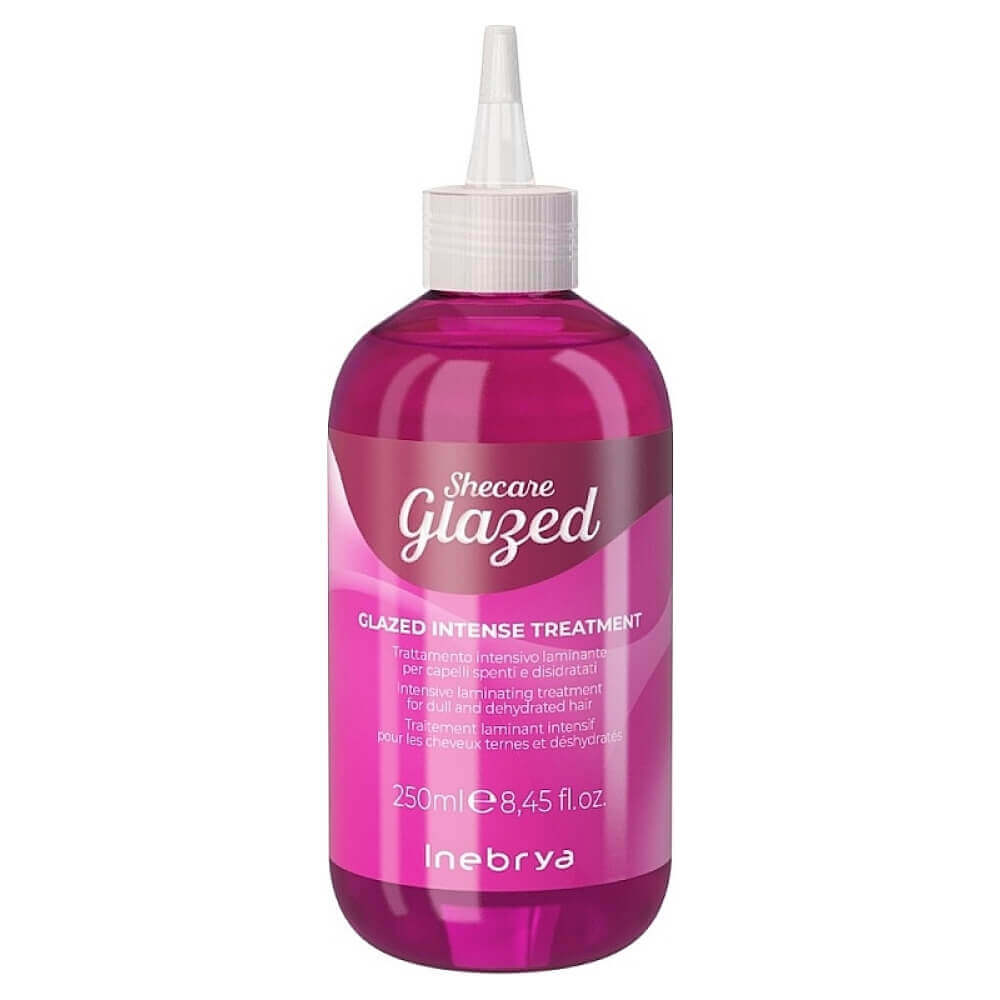 Крем-уход для блеска волос эффектом глазировки Shecare Glazed Intense Treatment Inebrya, 250  мл