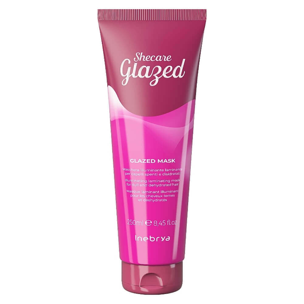 Inebrya Shecare Glazed Mask — маска для блиску волосся з ефектом глазурування, 250 мл