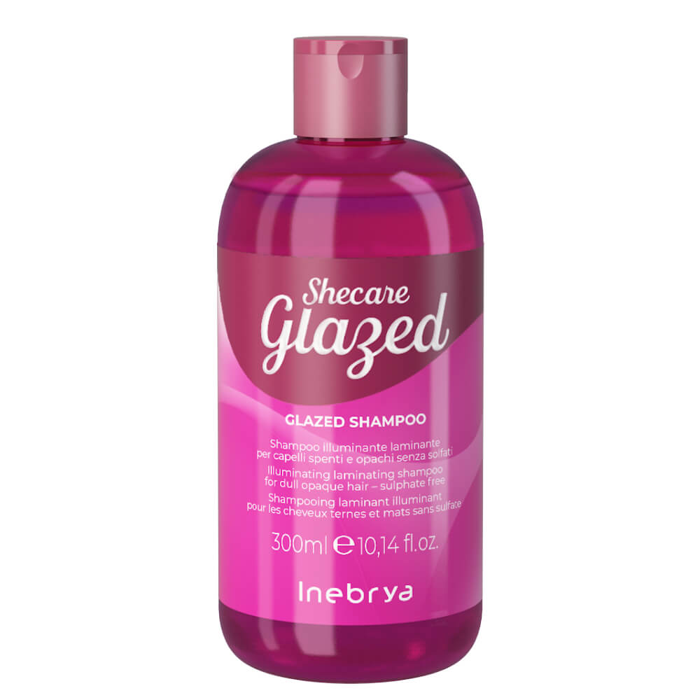 Шампунь для блиску волосся з ефектом глазурування Shecare Glazed Shampoo Inebrya, 300  мл