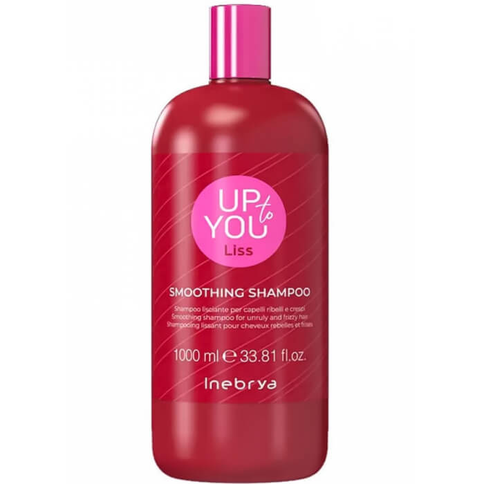 Шампунь для розгладження в’юнкого волосся  Up To You Smoothing Shampoo Inebrya, 1000 мл