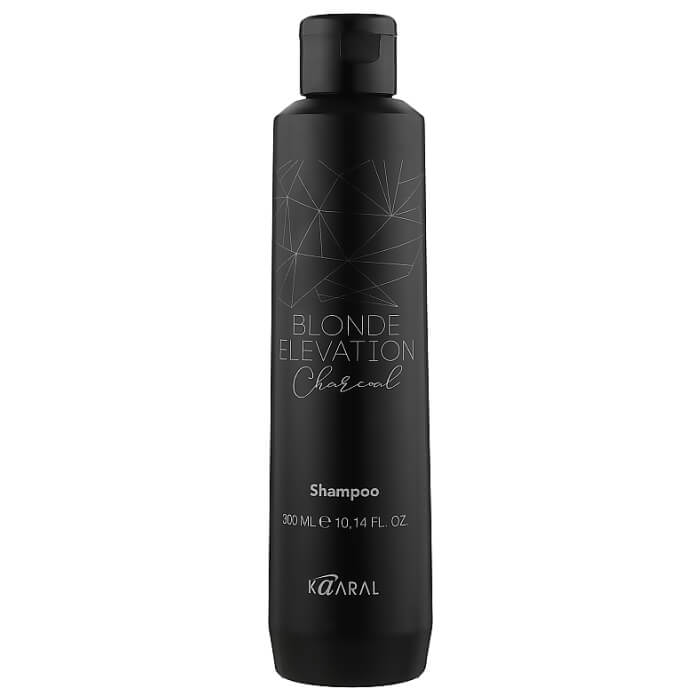 Чорний вугільний тонуючий шампунь для волосся Blonde Elevation Charcoal Shampoo Kaaral, 300 мл