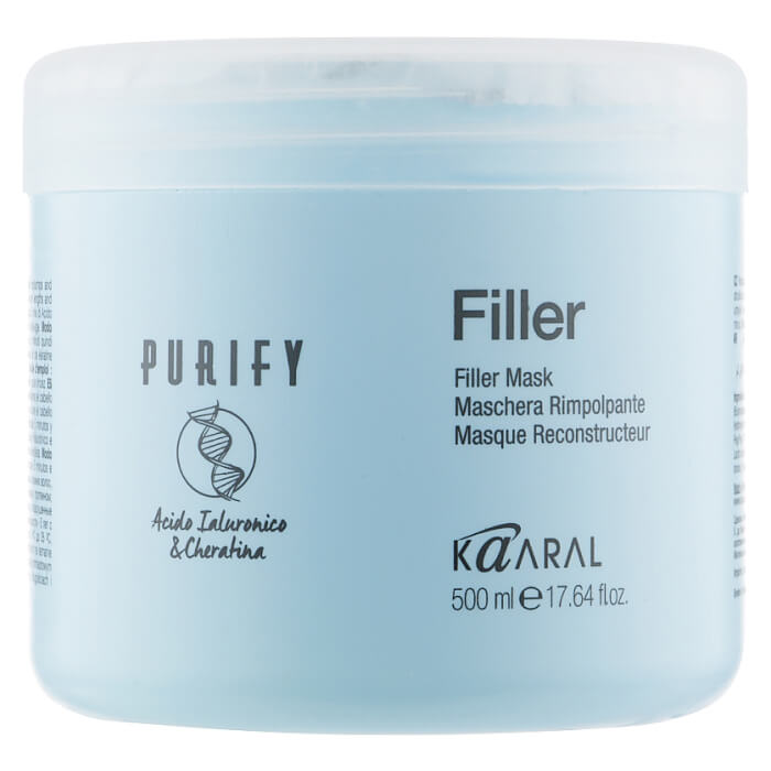 Маска-філер для волосся з кератином і гіалуроновою кислотою Purify Filler Mask Kaaral, 500 мл