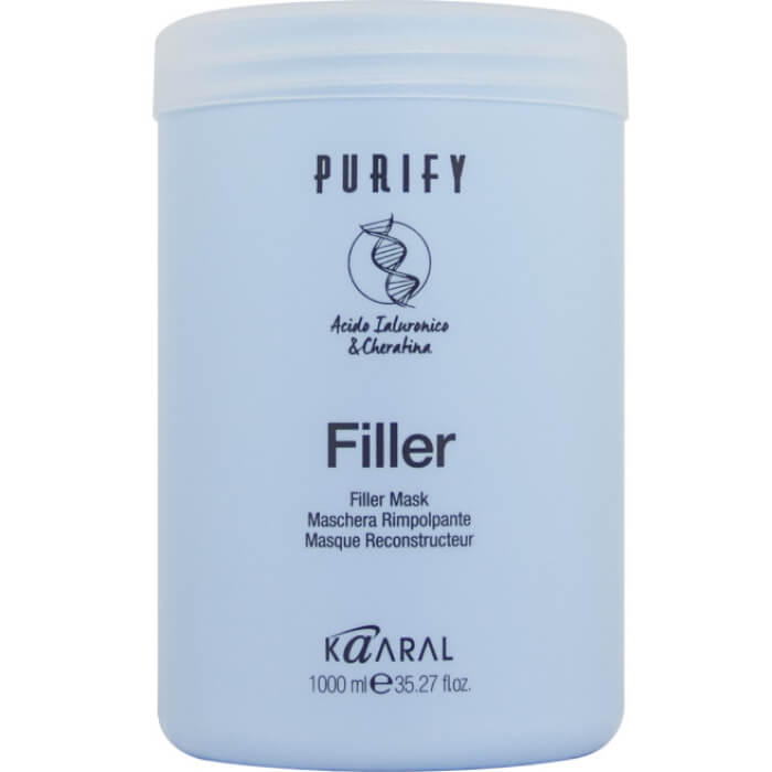 Маска-філер для волосся з кератином і гіалуроновою кислотою Purify Filler Mask Kaaral, 1000 мл