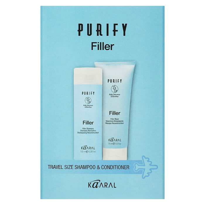 Дорожній набір Purify Filler Travel Kit Kaaral, shm/100 мл + cond/75 мл