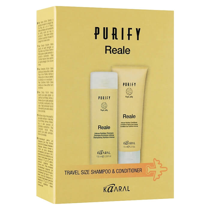 Дорожній набір Purify Reale Travel Kit Kaaral, shm/100 мл + cond/75 мл