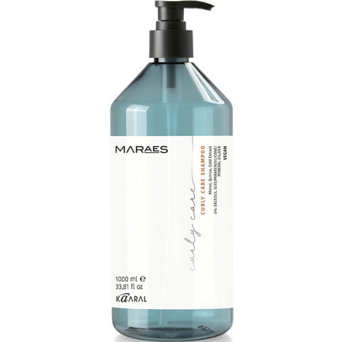 Шампунь для вьющихся волос с киноа и экстрактом золота Maraes Curly Care Shampoo Kaaral, 1000 мл
