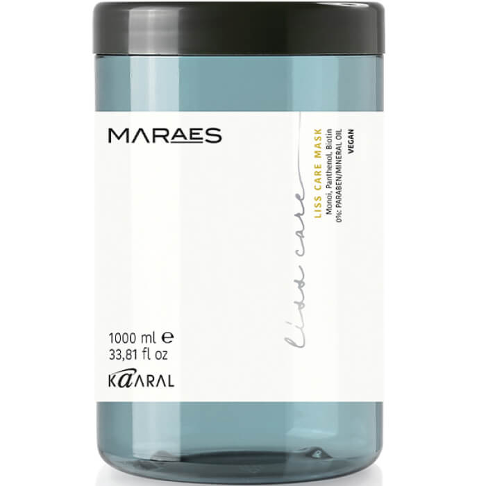 Маска для прямого волосся з пантенолом і біотином Maraes Liss Care Mask Kaaral, 1000 мл