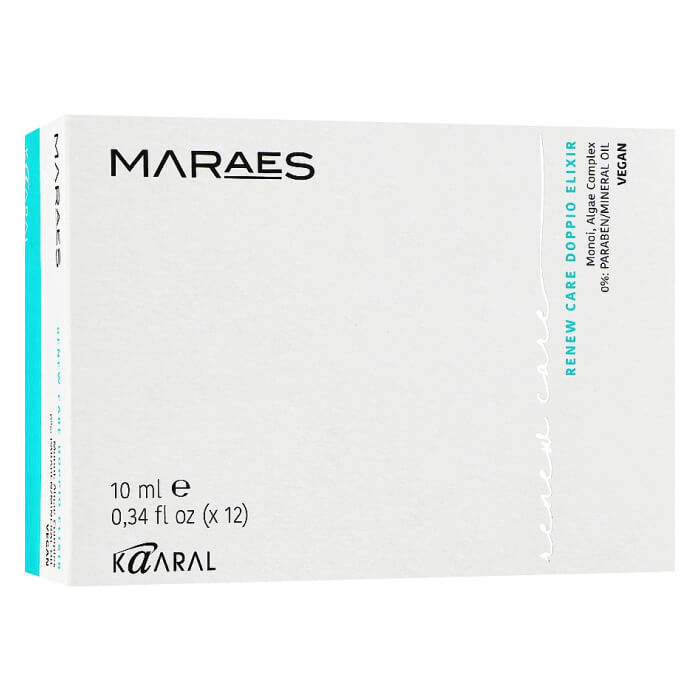 Еліксир для відновлення волосся з комплексом водоростей Maraes Renew Care Doppio Elixir Kaaral, 12*10 мл