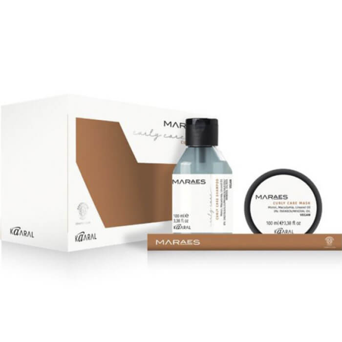 Набір Maraes Curly Care Travel Kit Kaaral, shm/100 мл + mask/100 мл