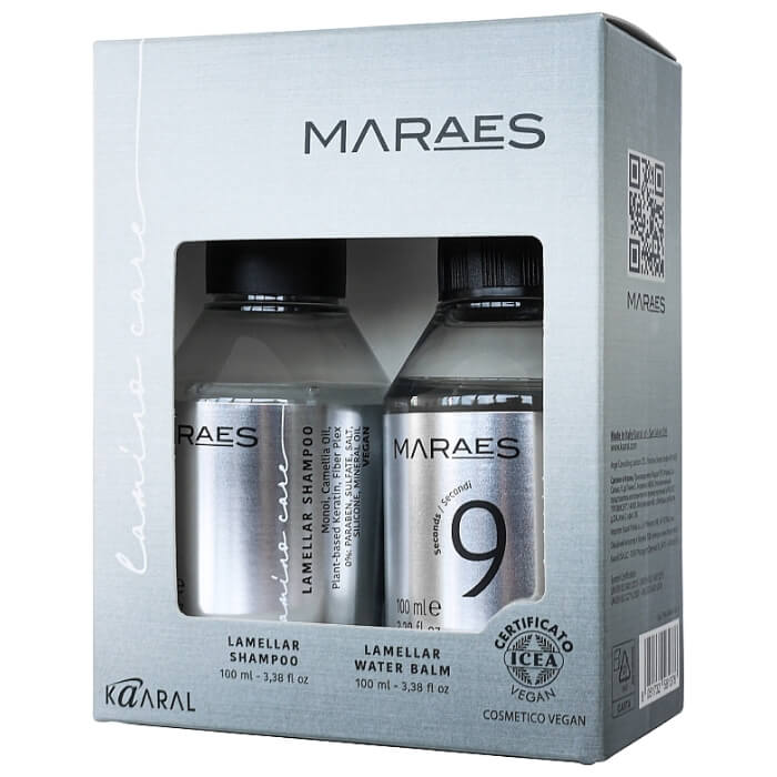 Набір Maraes Lamino Care Travel Kit Kaaral, shm/100 мл + mask/100 мл