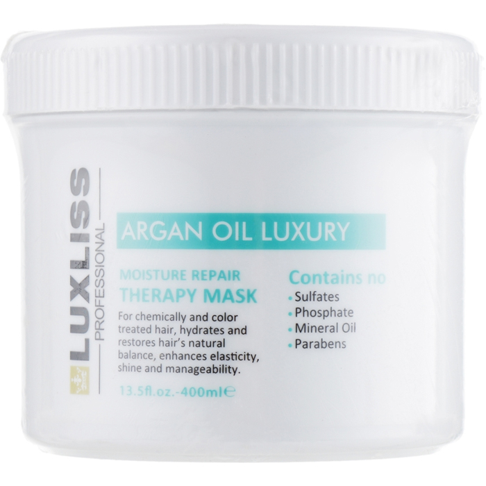 Відновлююча маска з кератином Keratin Intensive Repair Therapy Mask Luxliss, 400 мл