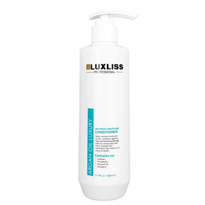 Зволожуючий кондиціонер з аргановим маслом Intensive Moisture Conditioner Luxliss, 500 мл