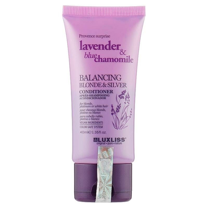 Кондиціонер для блонду Balancing Blonde & Silver Conditioner Luxliss, 40 мл