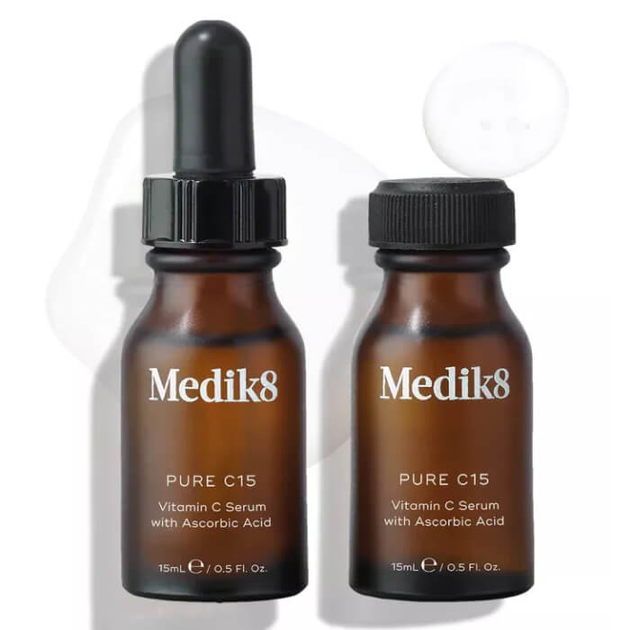 Сироватка з 15% L аскорбіновою кислотою Pure C15 Medik8, 2x15 мл