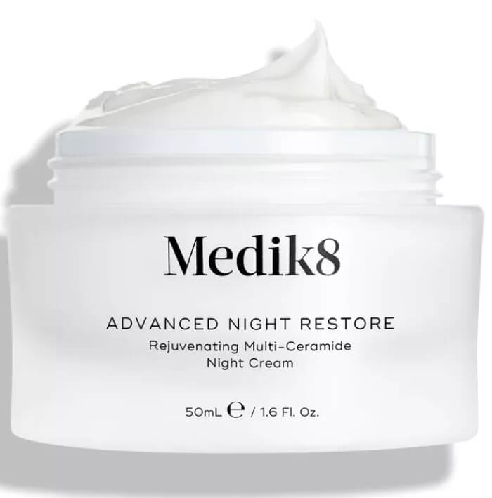 Омолоджувальний мультикерамідний нічний крем Advanced Night Restore Rejuvenating Medik8, 50 мл