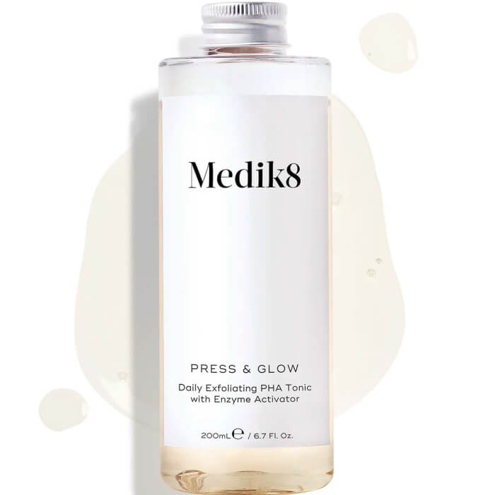 Щоденний відлущувальний тонік з PHA й активатором ферментів (рефіл) Press & Glow Medik8, 200 мл