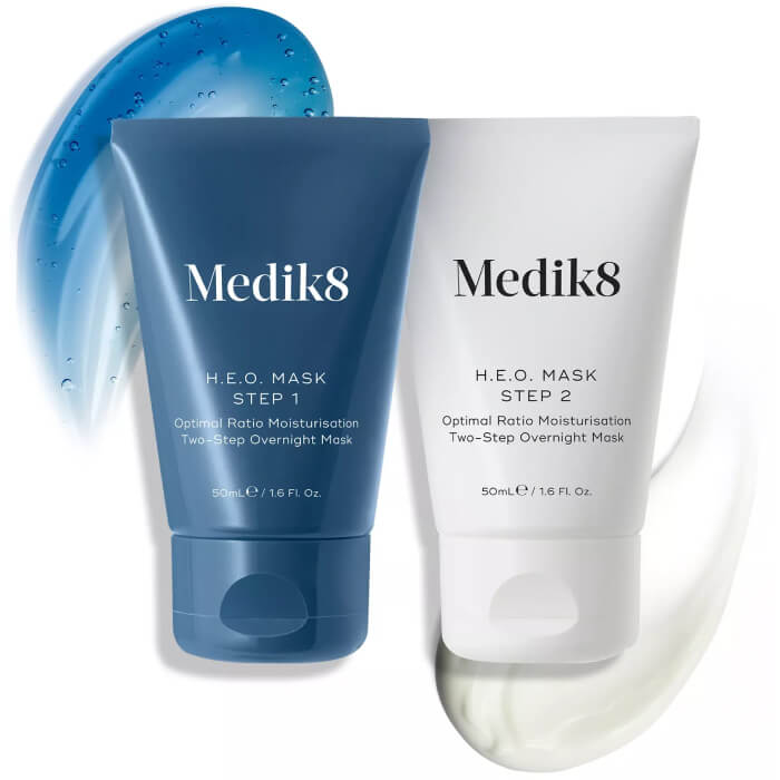Двоетапна нічна маска для обличчя H.E.O Mask Medik8, 2*50 мл