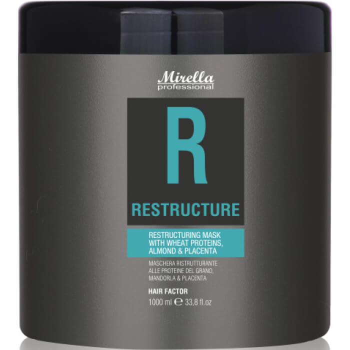 Mirella — відновлювальна маска з пшеничними протеїнами та плацентою, 1000 мл