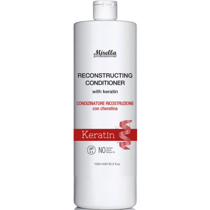 Mirella — восстанавливающий кондиционер с кератином, 1000 мл